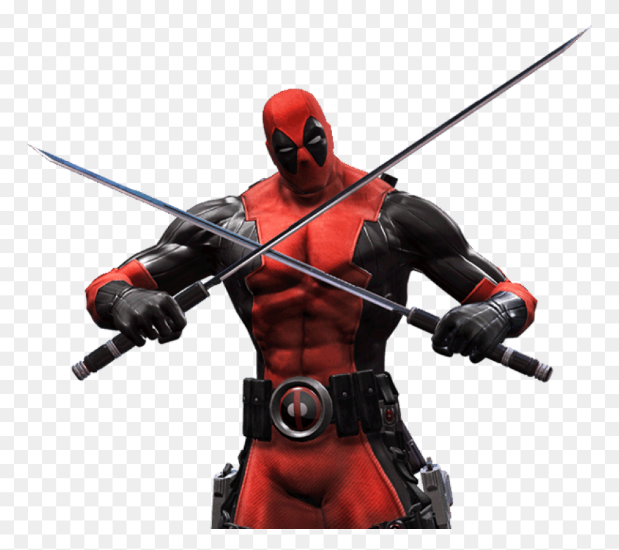 Bad Deadpool Drawing Clipart - Full