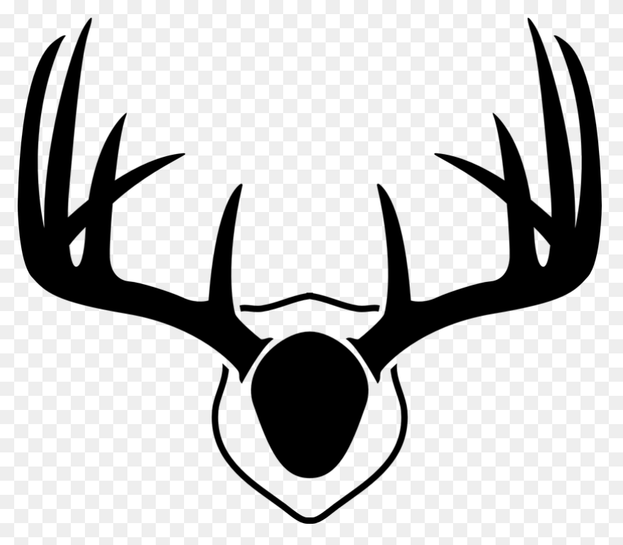 Mule Deer Antler Silhouette Transpa