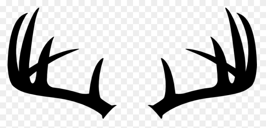 Mule Deer Antler Silhouette Transpa