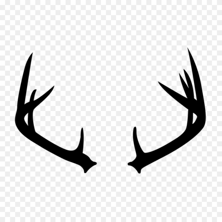 Mule Deer Antler Silhouette Transpa