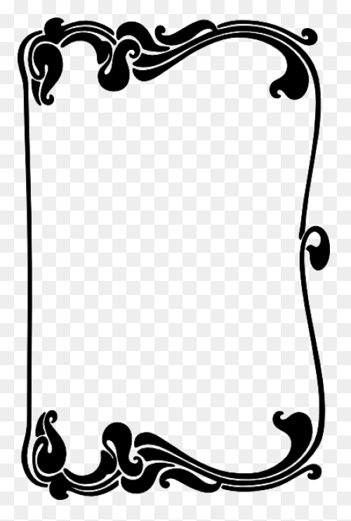 Kisscc0 Decorative Borders Stencil 