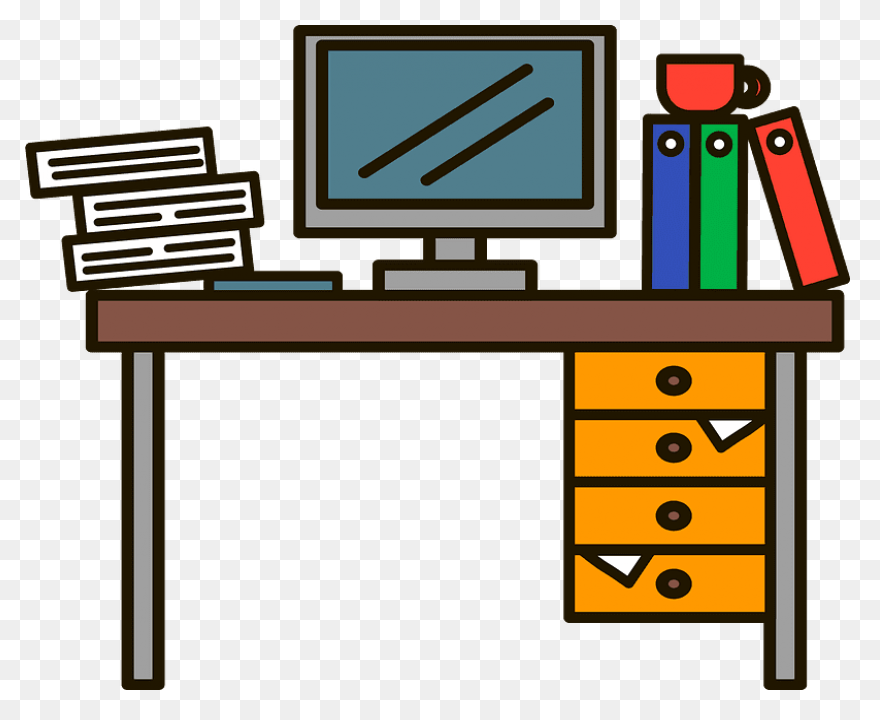 Desk Office Table - Free Vector Gra