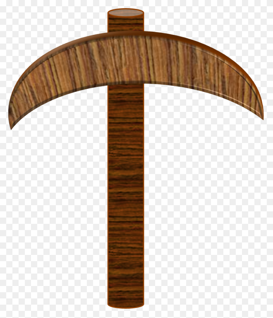  Diamond Pickaxe Png Wooden - Diamond Pickaxe