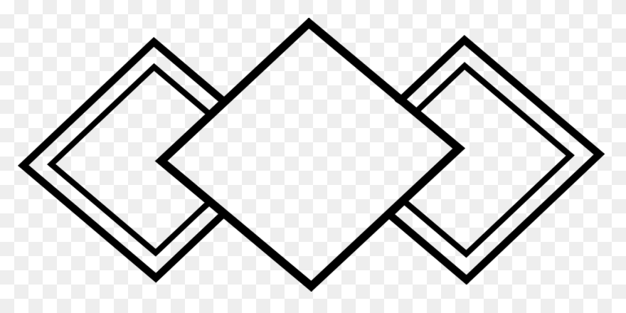 Diamond-Shaped Frame - Border Desig