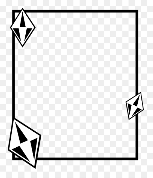 Diamond-Shaped Frame - Border Desig