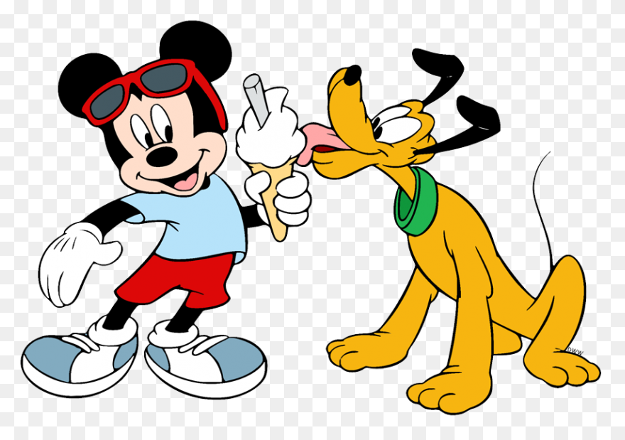 Mickey Minnie And Pluto Clipart - Disney