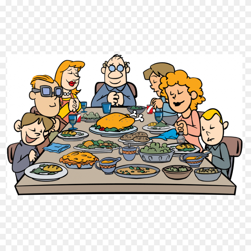 Free Dinner Clip Art Black And Whit