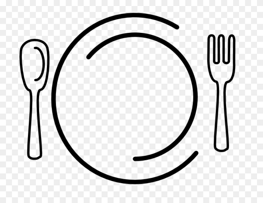 Free Dinner Clip Art Black And Whit