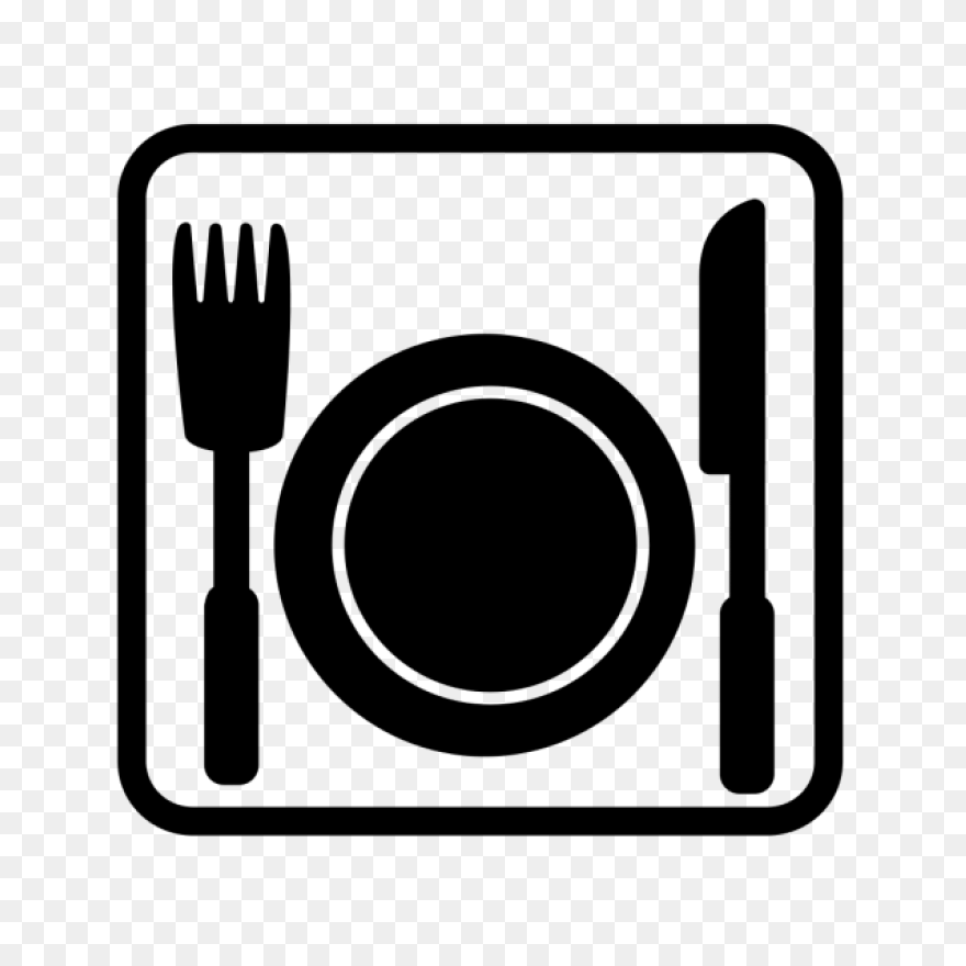 Free Dinner Clip Art Black And Whit