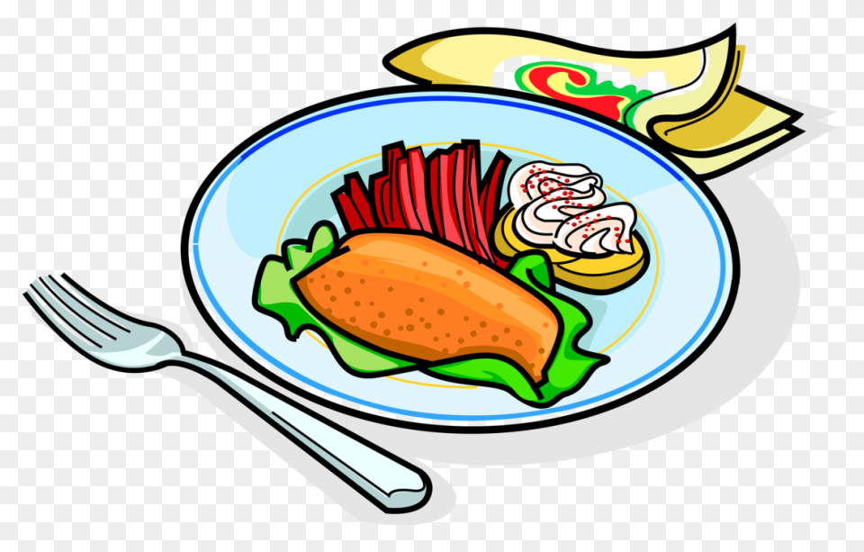 Free Dinner Clip Art Black And Whit