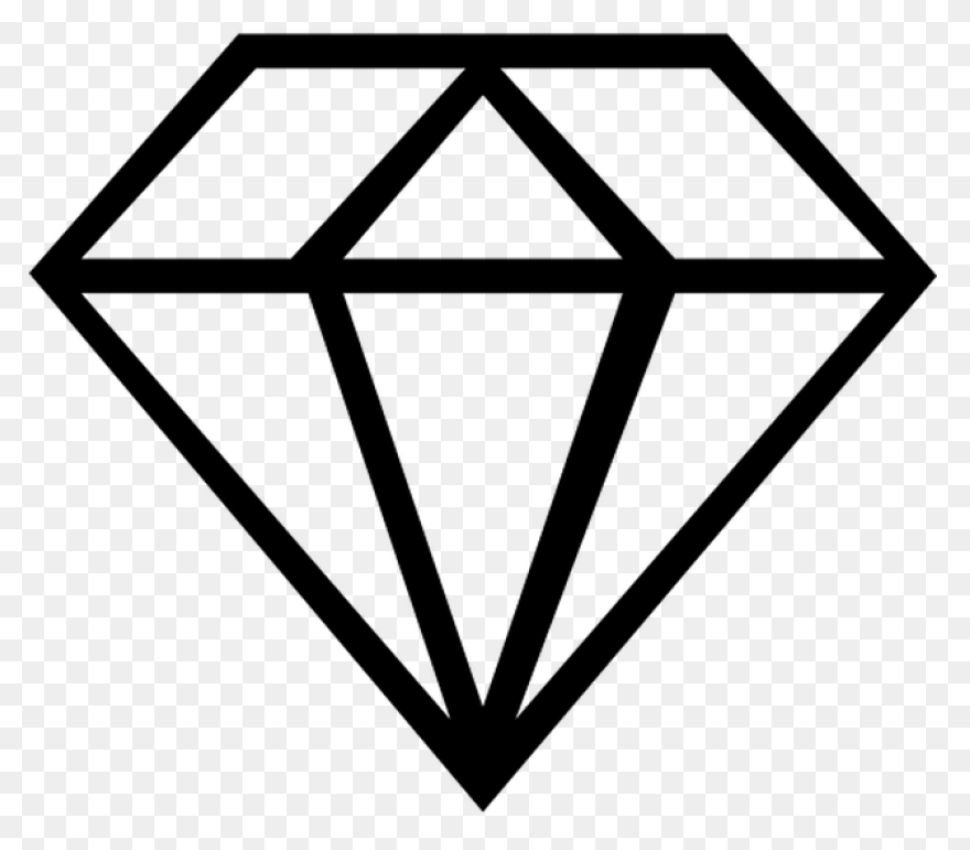 Diamond Outline Free Vector Icons D