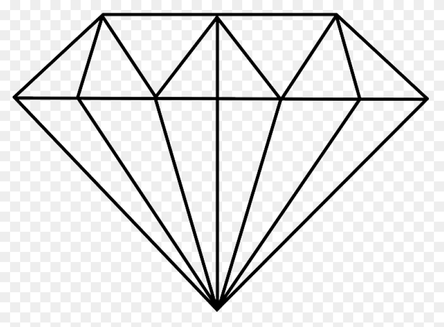 Diamond Outline Free Vector Icons D