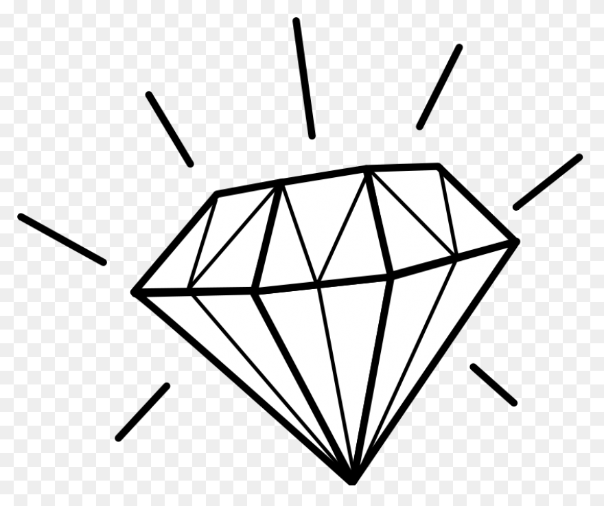 Diamond Outline Free Vector Icons D