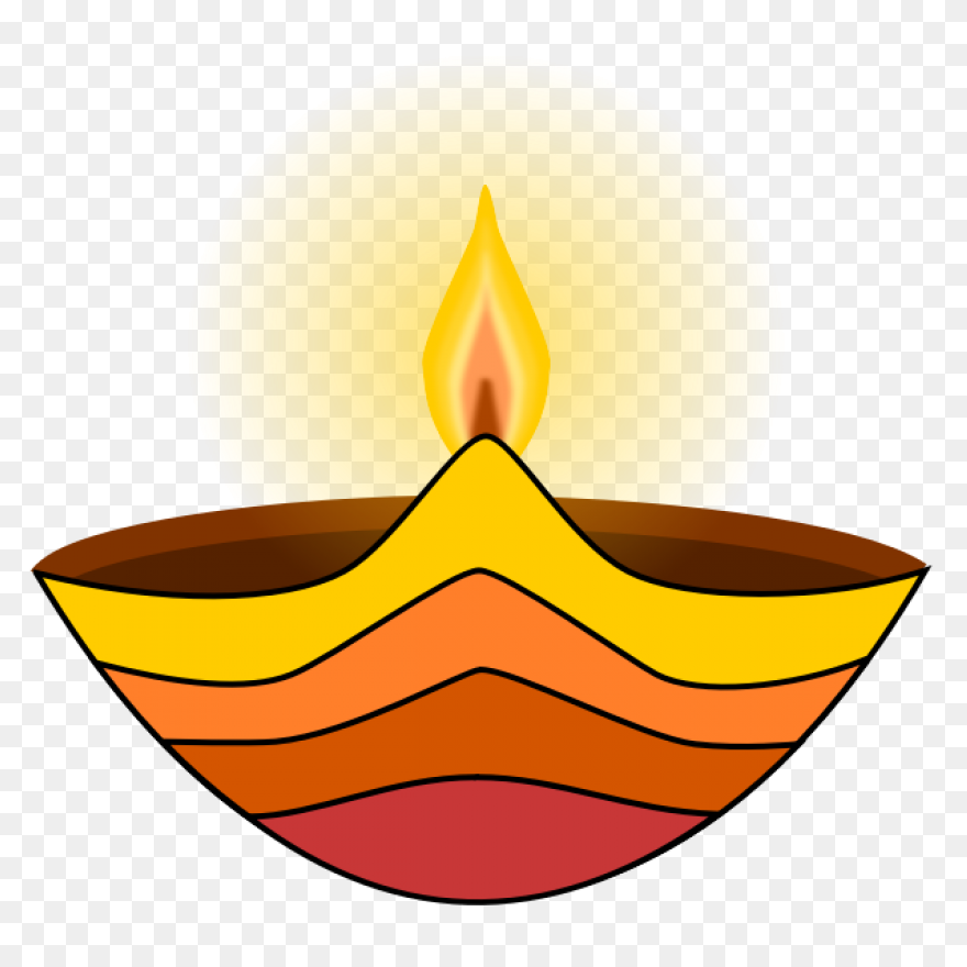 Candle Vector Deepavali - Happy Diw