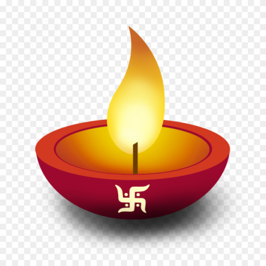 Candle Vector Deepavali - Happy Diw