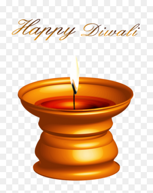 Candle Vector Deepavali - Happy Diw