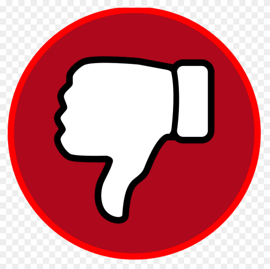 Dislike Clipart Icon - Web Icons Pn