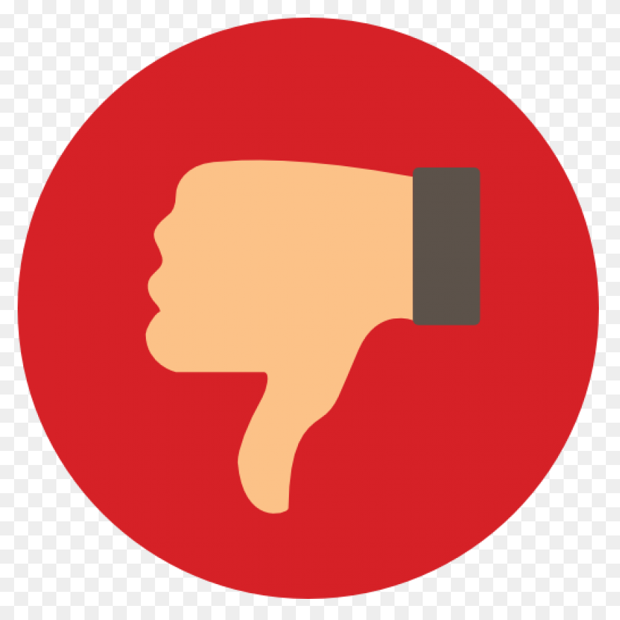 Dislike Clipart Icon - Web Icons Pn