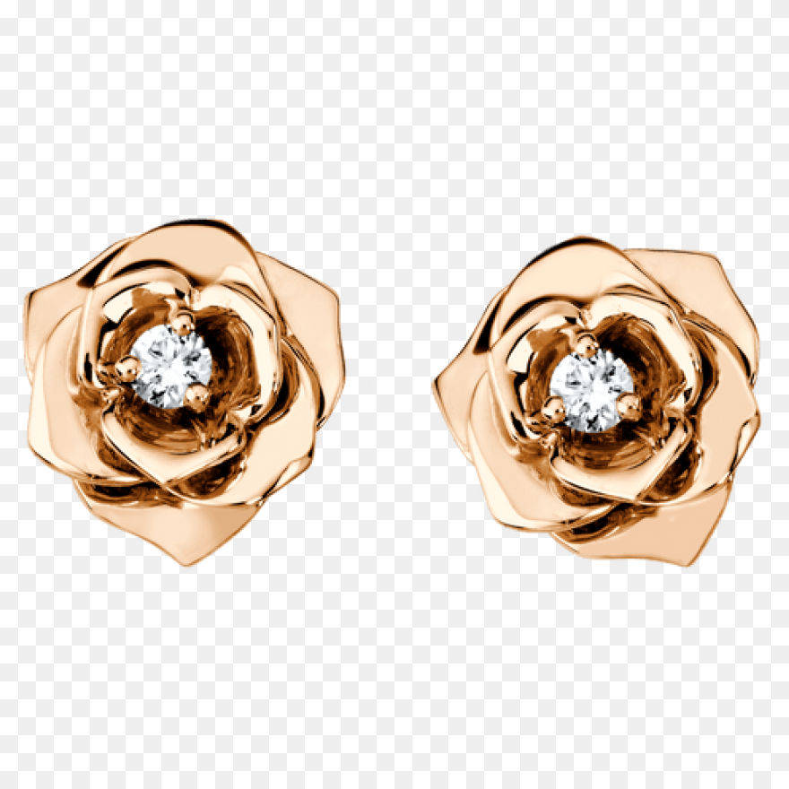 Earrings Rose Gold Ans Solitaire Di