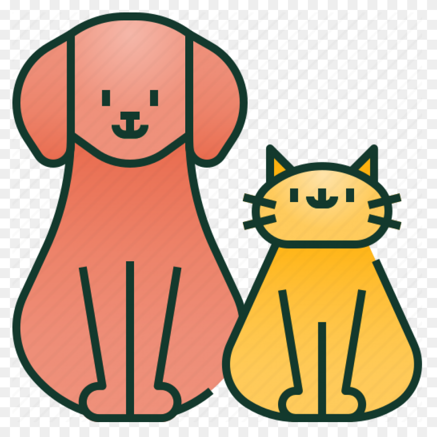 Dog Cat Clipart Happy Vet - Dog And Cat