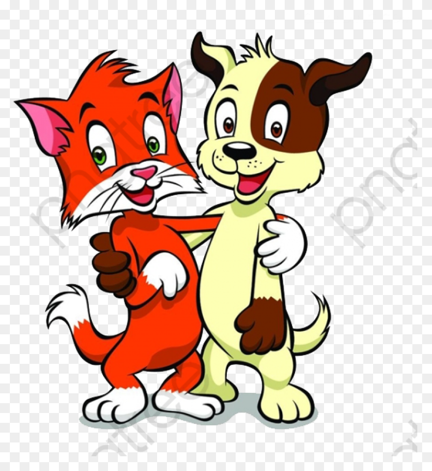 Hug With Cats And Dogs - Dog And Cat