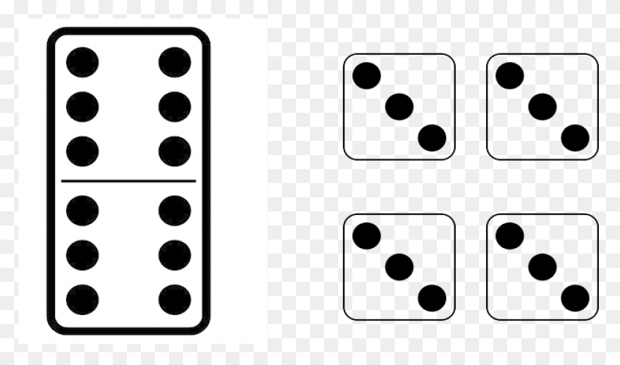 Domino Tile 3-4 Vector Image | Free