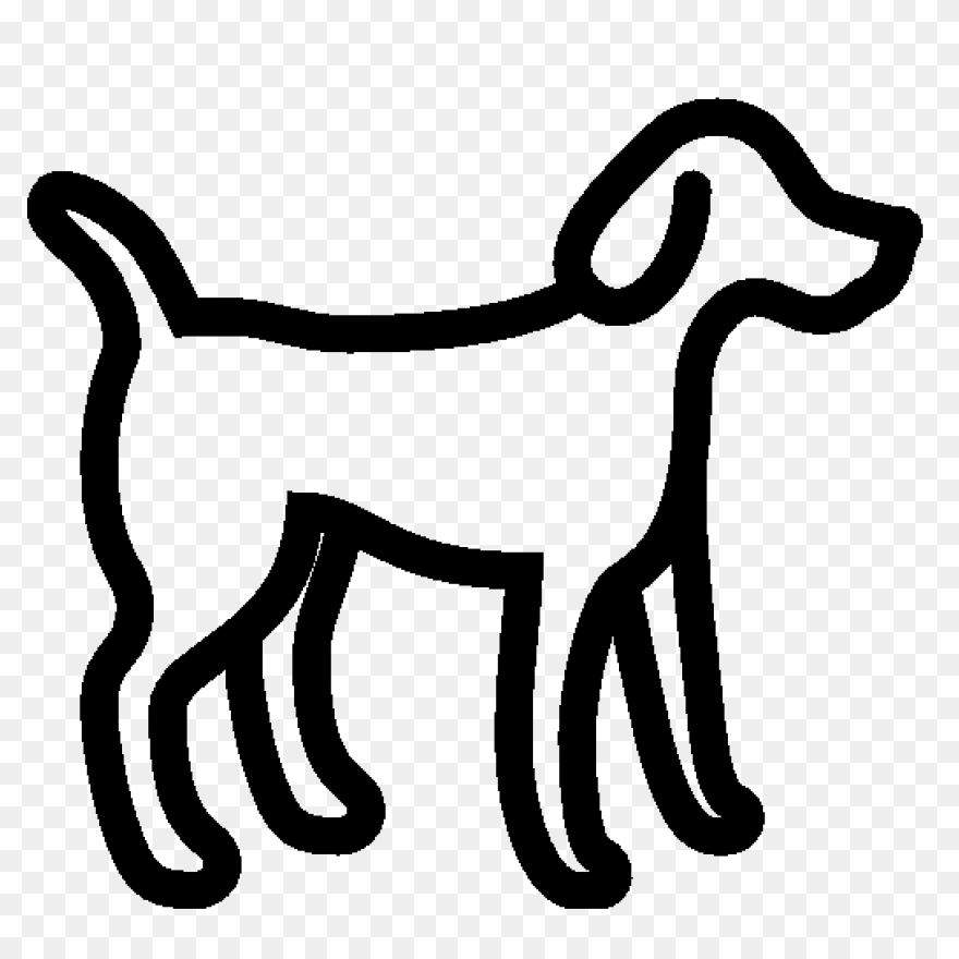 Dog Flat Design Icon Graphic By 1Ri