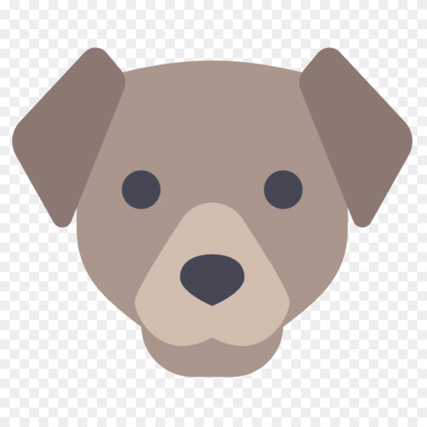 Dog Flat Design Icon Graphic By 1Ri