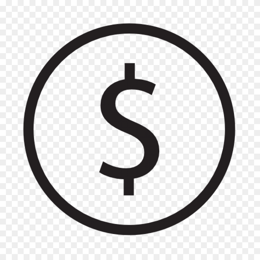 Dollar Clipart Icon - Dollar Sign B