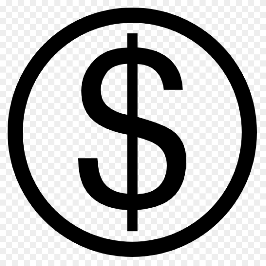Dollar Clipart Icon - Dollar Sign B