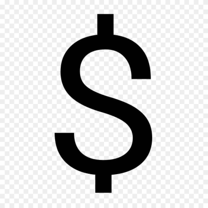 Dollar Clipart Icon - Dollar Sign B