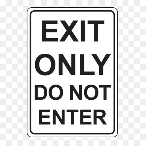 General Information Sign – Do Not