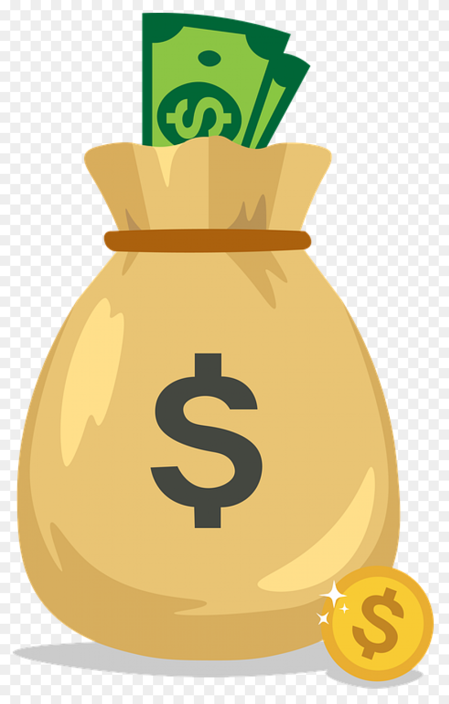 Dinero Dolares Saco Imagen Gratis - Dolares