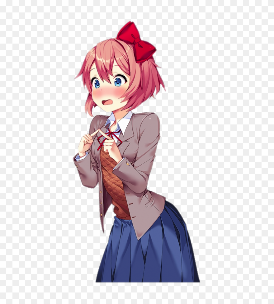 Download Sayori Chibi With A Cookie