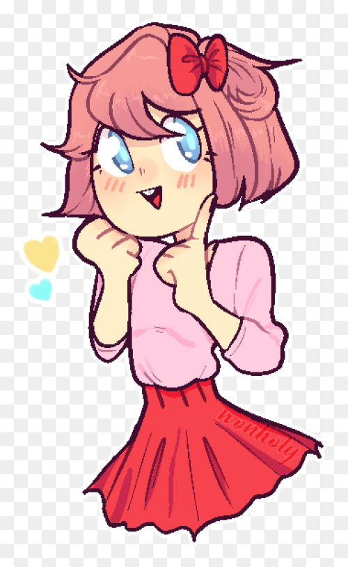 Download Sayori Chibi With A Cookie