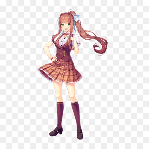 Download Sayori Chibi With A Cookie