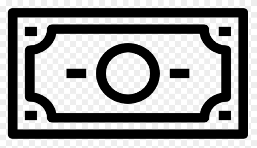 Dollar Clipart Bill Exchange Black - Dollar Bill