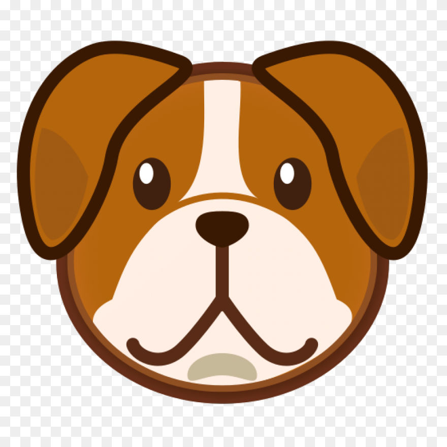 Head, Brown, Blue, White, Cartoon, 