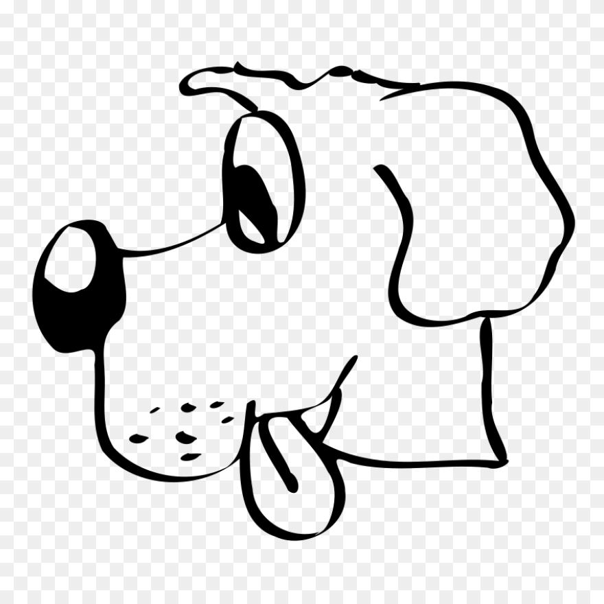 Head, Brown, Blue, White, Cartoon, 