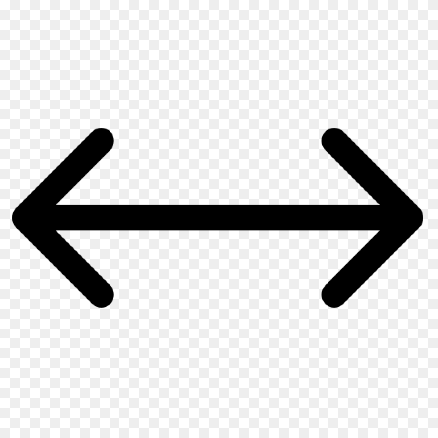 Arrow Left Right Arrows Double Doub