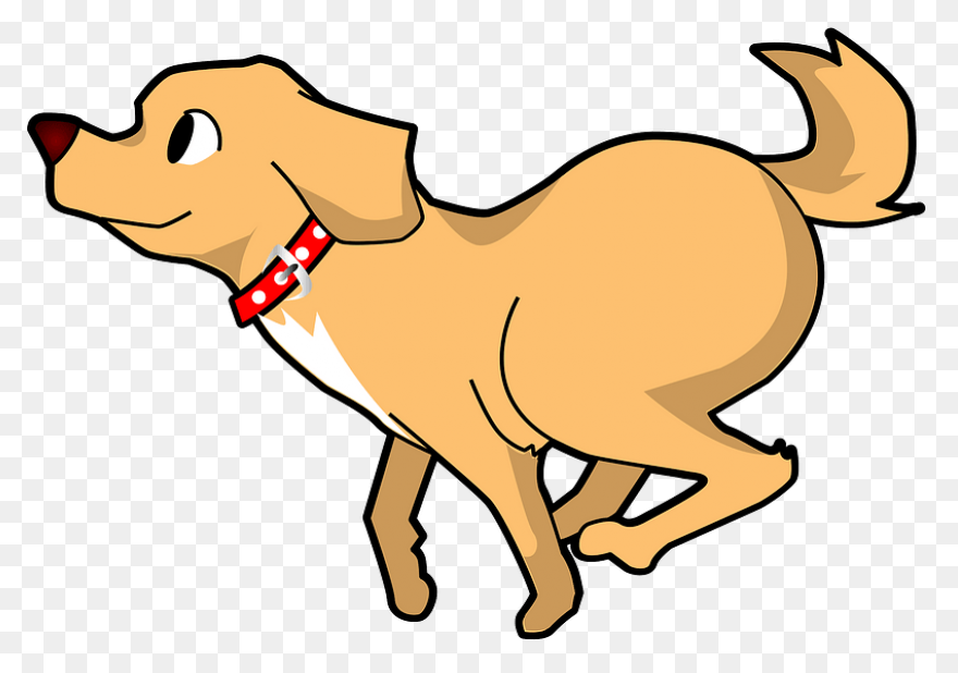 Dog Is Running Clipart. Free - Dog