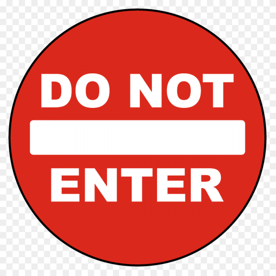 Traffic Signs - Do Not Enter Floor 