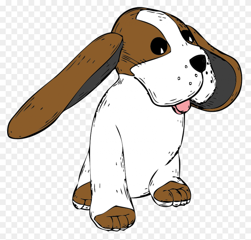 Dog Black Brown Ears Clipart - Dog Ears