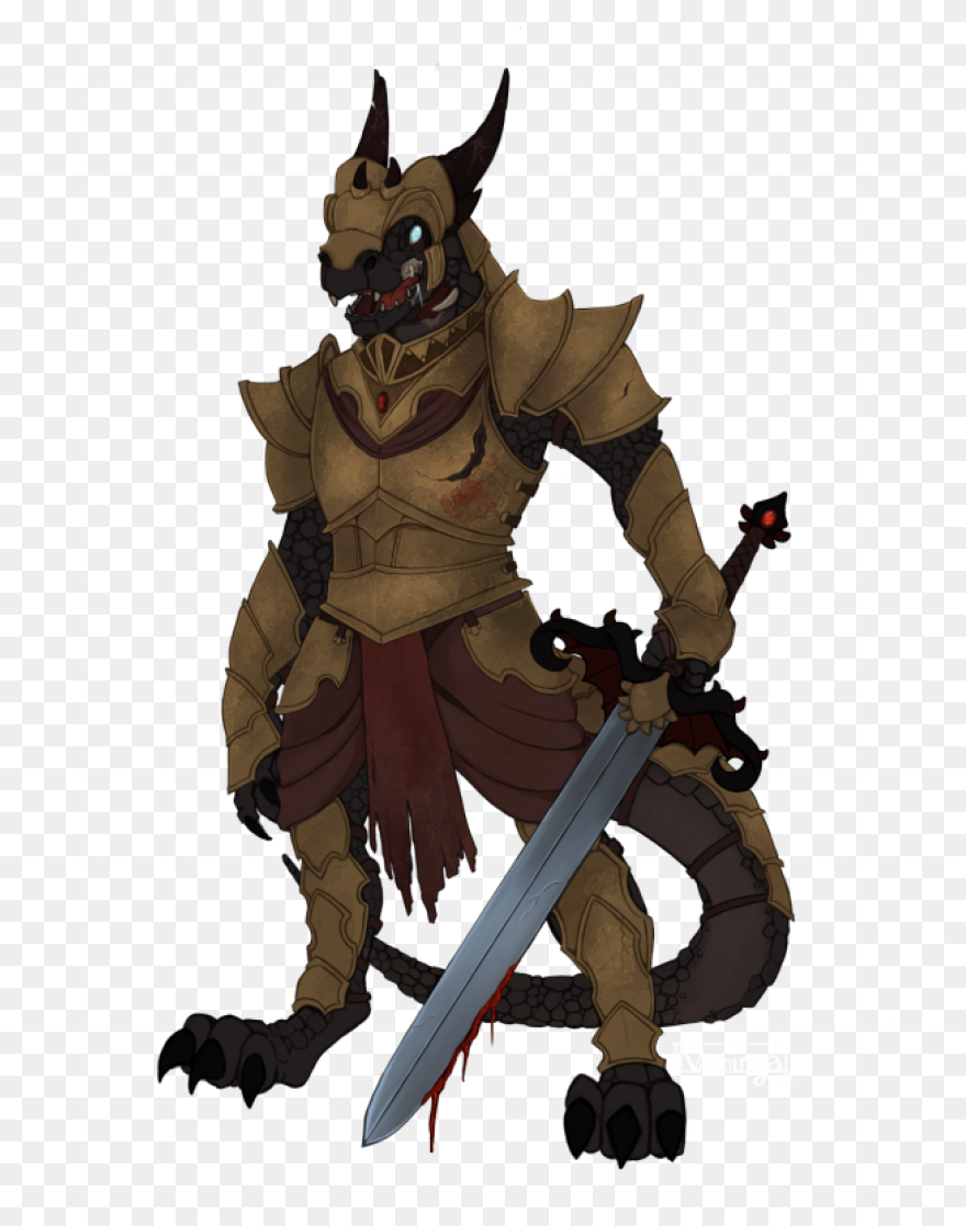 Oc] My Dragonborn Spearman In (An A