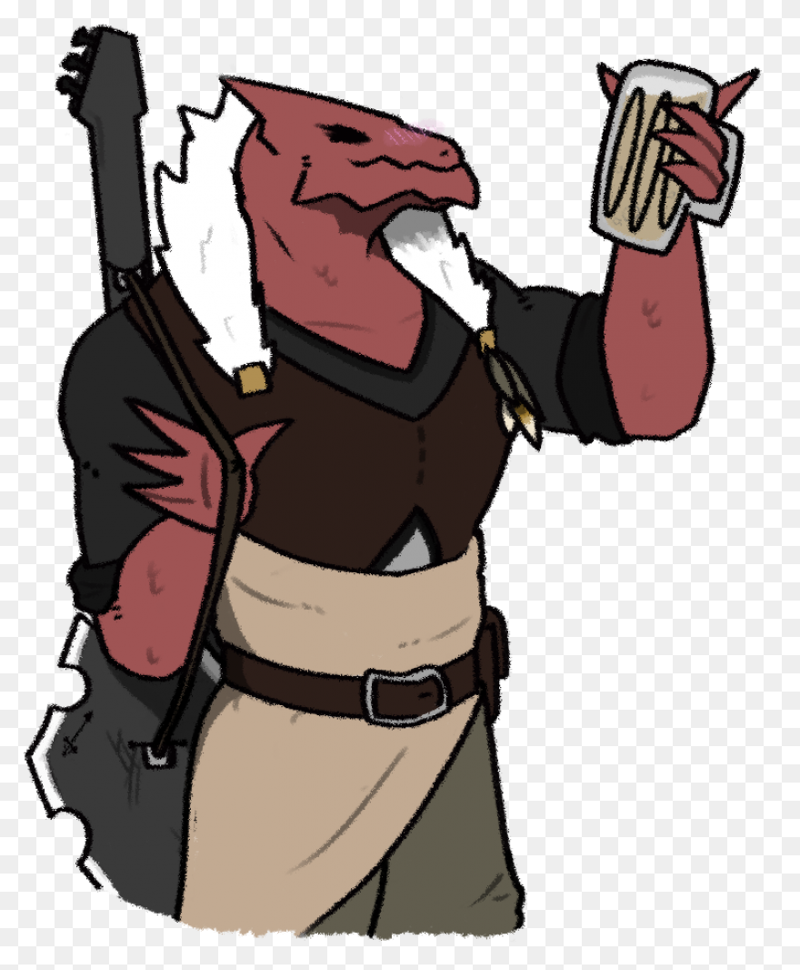 Oc] My Dragonborn Spearman In (An A