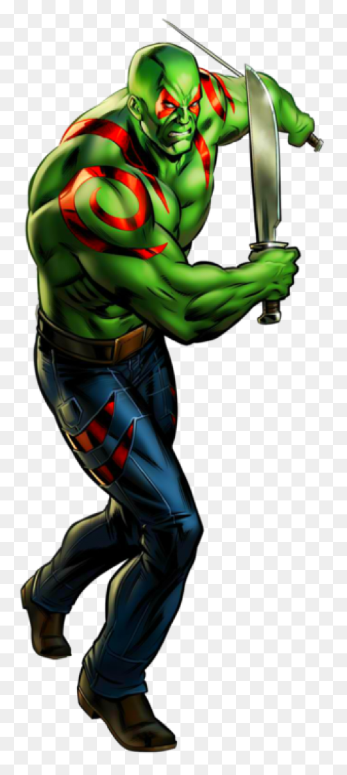 Drax The Destroyer As The Horseman 