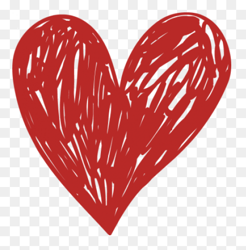 Drawn Hearts White Free Drawn Heart