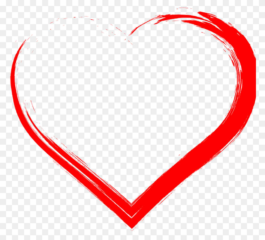 Drawn Hearts White Free Drawn Heart