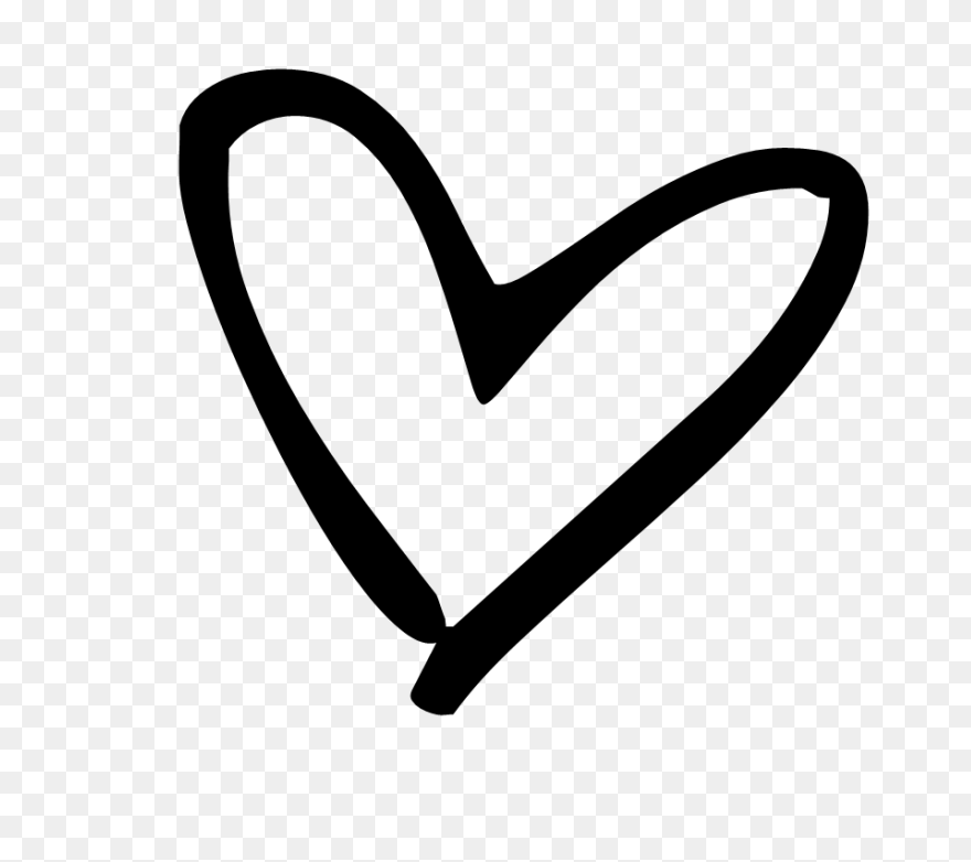 Drawn Hearts White Free Drawn Heart
