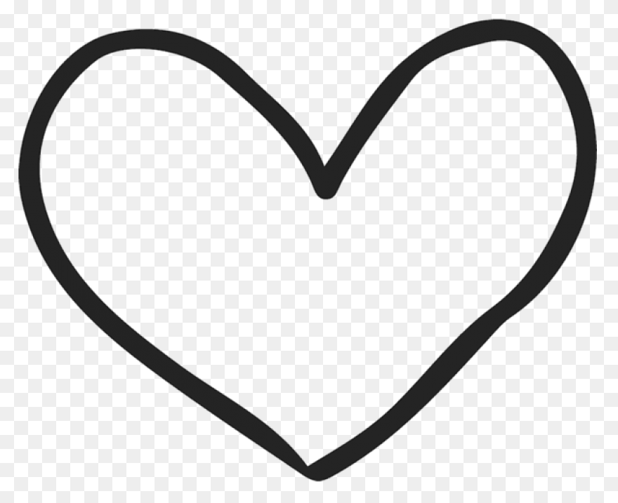 Drawn Hearts White Free Drawn - Drawn Heart